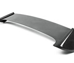 Seibon Carbon Fiber Sti Style Rear Spoiler With Led Cut Out Subaru Impreza / Wrx / Sti Hb; 2008-2014