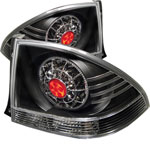 Spyder Lexus IS 300 LED Tail Lights - Black - (ALT-YD-LIS300-LED-BK); 2001-2005