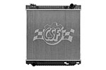 CSF 04-10 Ford E-350 Super Duty 6.0L OEM Plastic Radiator; 2004-2010