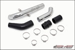 AMS Performance 08-15 Mitsubishi EVO X Upper I/C Pipe - Black Powder Coat; 2008-2015