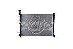 CSF 10-13 Kia Forte 2.0L OEM Plastic Radiator; 2010-2013