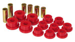 Prothane 95-99 Mitsubishi Eclipse Front Upper/Lower Control Arm Bushings - Red; 1995-1999