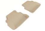 3D MAXpider 2007-2013 BMW 3 Series E92 Kagu 2nd Row Floormats - Tan; 2007-2013