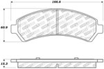 StopTech Sport Brake Pads Chevrolet Blazer, Front