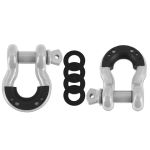 Mishimoto Borne D-Ring Shackle Set Grey