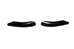 AVS 97-04 Dodge Dakota High Profile Front Fender Protectors - Smoke; 1997-2004