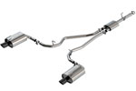 Borla 2020 Ford Explorer Limited Ecoboost 2.3L 2.25in S-type Exhaust - Black Chrome Tips; 2020-2022