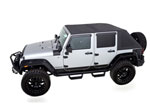 Rampage 2007-2018 Jeep Wrangler (JK) Trailview Fastback - Black Diamond - 2 DOOR; 2007-2018