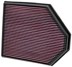 K&N Replacement Air Filter for 11-12 BMW X3 3.0L L6; 2011-2012