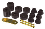 Prothane 73-80 GM Body Mount 12 Bushing Kit - Black; 1973-1980