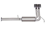 Gibson 96-97 Chevrolet C1500 Base 4.3L 2.5in Cat-Back Super Truck Exhaust - Stainless; 1996-1997