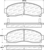 StopTech Street Brake Pads Ford Ranger, Front