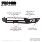 Westin 16-20 Toyota Tacoma Pro-Mod Front Bumper; 2016-2020