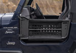 Rampage 1997-2006 Jeep Wrangler(TJ) 2-Door Tube Doors With Netting - Black; 1997-2006