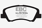 EBC 12+ Hyundai Accent 1.6 Greenstuff Front Brake Pads; 2012-2014