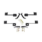 Westin 99-14 Chevy Silv 2500/3500 Reg/Ext Cab Premier Oval Nerf Step Bar Mount Kit - Blk; 1999-2014