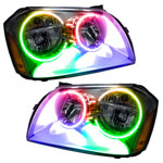 Oracle 05-07 Dodge Magnum SMD HL - Chrome - ColorSHIFT w/ Simple Controller; 2005-2007