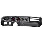 Autometer Designer Black 70-72 Chevelle/ El Camino/ Malibu Dash Kit 6pc Tach/MPH/Fuel/Oil/WTMP/Volt; 1970-1972