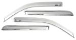 AVS 18-22 Chevrolet Equinox Ventvisor Window Deflectors 4pc - Chrome; 2018-2022