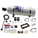 Nitrous Express 96-04 Ford Mustang Cobra/Mach 1 4 Valve Nitrous Kit (50-300HP) w/15lb Bottle; 1996-2004