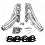 JBA 01-03 Gm Truck 8.1L BBC w/o EGR/A.I.R. 1-3/4in Primary Silver Ctd Cat4Ward Header; 2001-2003