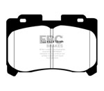 EBC 93-98 Toyota Supra 3.0 Twin Turbo Redstuff Front Brake Pads; 1993-1998