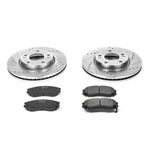 Power Stop 04-06 Hyundai Tiburon Front Z23 Evolution Sport Brake Kit; 2004-2006