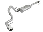 aFe Scorpion 2-1/2in Alum Steel Cat-Back Exhaust w/ Polished Tips 07-17 Toyota FJ Cruiser V6 4.0L; 2007-2017