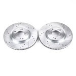 Power Stop 00-09 Honda S2000 Front Evolution Drilled & Slotted Rotors - Pair; 2000-2009