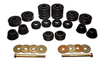 Energy Suspension Black Body Cab Mount Set for 73-80 GM C/K-10/20/30 C/K1500/2500/3500; 1973-1980