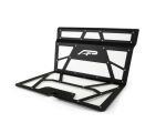 Agency Power 14-18 Polaris RZR XP 1000 / XP Turbo Vented Engine Cover - Matte Black/White Mesh; 2014-2018