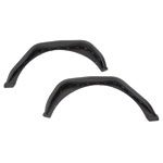 Rugged Ridge HD Steel Tube Fenders Rear Pair Black 18-19 JL; 2018-2024