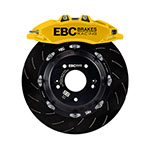 EBC Racing 08-21 Nissan 370Z Yellow Apollo-6 Calipers 355mm Rotors Front Big Brake Kit