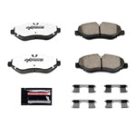 Power Stop 07-09 Dodge Sprinter 2500 Front Z36 Truck & Tow Brake Pads w/Hardware; 2007-2009