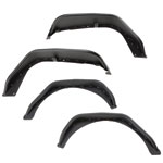 Rugged Ridge HD Steel Tube Fenders Full Set Black 18-19 JL; 2018-2024