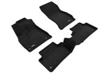 3D MAXpider 18-23 Audi Q5/SQ5 (FY/80A) / 21-23 Q5 PHEV Elegant Floor Liner R1 & R2 - Black; 2018-2023