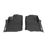 Westin 2016-2018 Toyota Tacoma Access/Dbl Cab Wade Sure-Fit Floor Liners Front - Black; 2016-2018