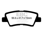 EBC 12+ Hyundai Azera 3.3 Yellowstuff Rear Brake Pads