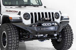 Addictive Desert Designs Jeep Gladiator JT Stealth Fighter Front Bump w/ Top Hoop & Winch Mount; 2020-2024