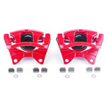 Power Stop 07-11 Dodge Nitro Rear Red Calipers w/Brackets - Pair; 2007-2011