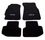 NRG Floor Mats - 94-01 Acura Integra (DC2 Logo) - 4pc.; 1994-2001