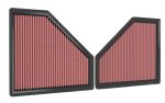 K&N 20-22 BMW M3 L6 3.0L F/I Replacement Air Filter; 2022-2022