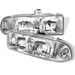 Spyder Chevrolet S10 Crystal Headlights - Chrome - (HD-YD-CS1098-C)