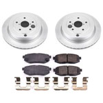 Power Stop 06-07 Subaru B9 Tribeca Rear Z17 Evolution Geomet Coated Brake Kit; 2006-2007