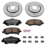 Power Stop 08-16 Chrysler Town & Country Front Z36 Truck & Tow Brake Kit; 2008-2016