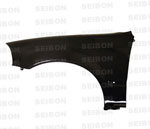 Seibon Carbon Fiber Oe Style Fenders (Pair) Honda Civic; 1996-1998