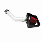 Spectre 09-10 Ford F150 V8-5.4L F/I Air Intake Kit - Polished w/Red Filter; 2009-2010