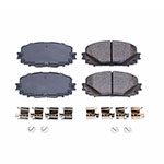 Power Stop 12-18 Toyota Yaris Front Z17 Evolution Ceramic Brake Pads w/Hardware; 2012-2018