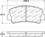 StopTech Sport Brake Pads Mazda RX-7, Front