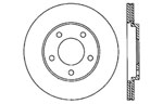 StopTech Ford Mustang Sport Cross Drilled Brake Rotor, Rear Left; 2005-2014